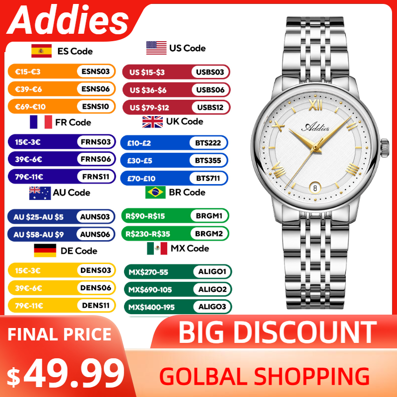 Luxury Women'S Watch - Relojes Addies de lujo para mujer,