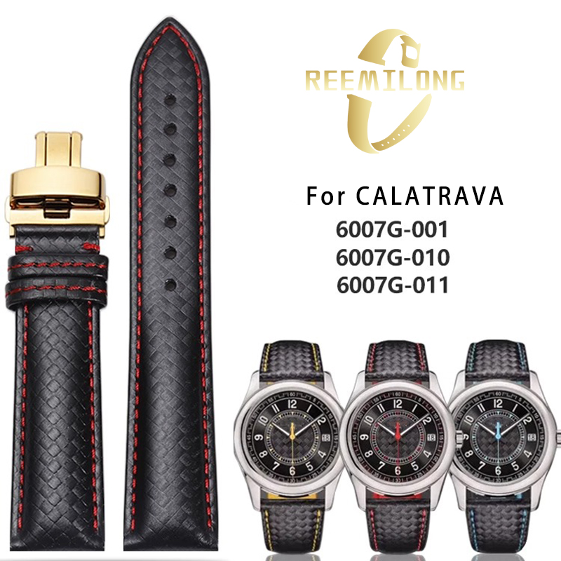 Patek Philippe Watch Calatrava - Correa de reloj de piel de