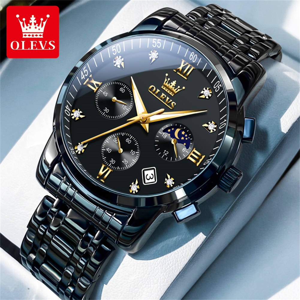 Luxury Watch Display - OLEVS Relojes populares para hombre, reloj