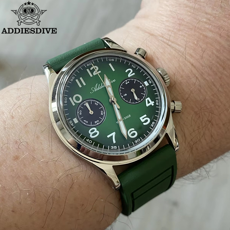Zero Luxury Watch - Relojes ADDIESDIVE, nuevo cronógrafo VK64, reloj