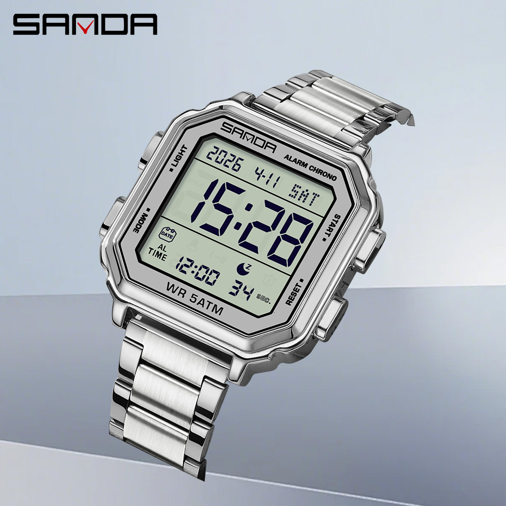 Luxury Watch Tier - Reloj Electrónico SANDA 6379 de Alta