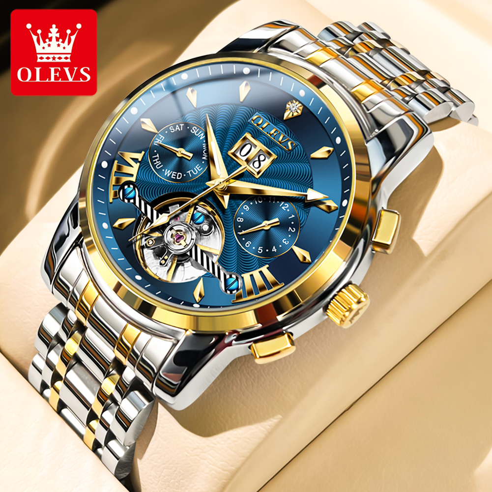 Luxury Watch Display - OLEVS relojes para hombre, moda de