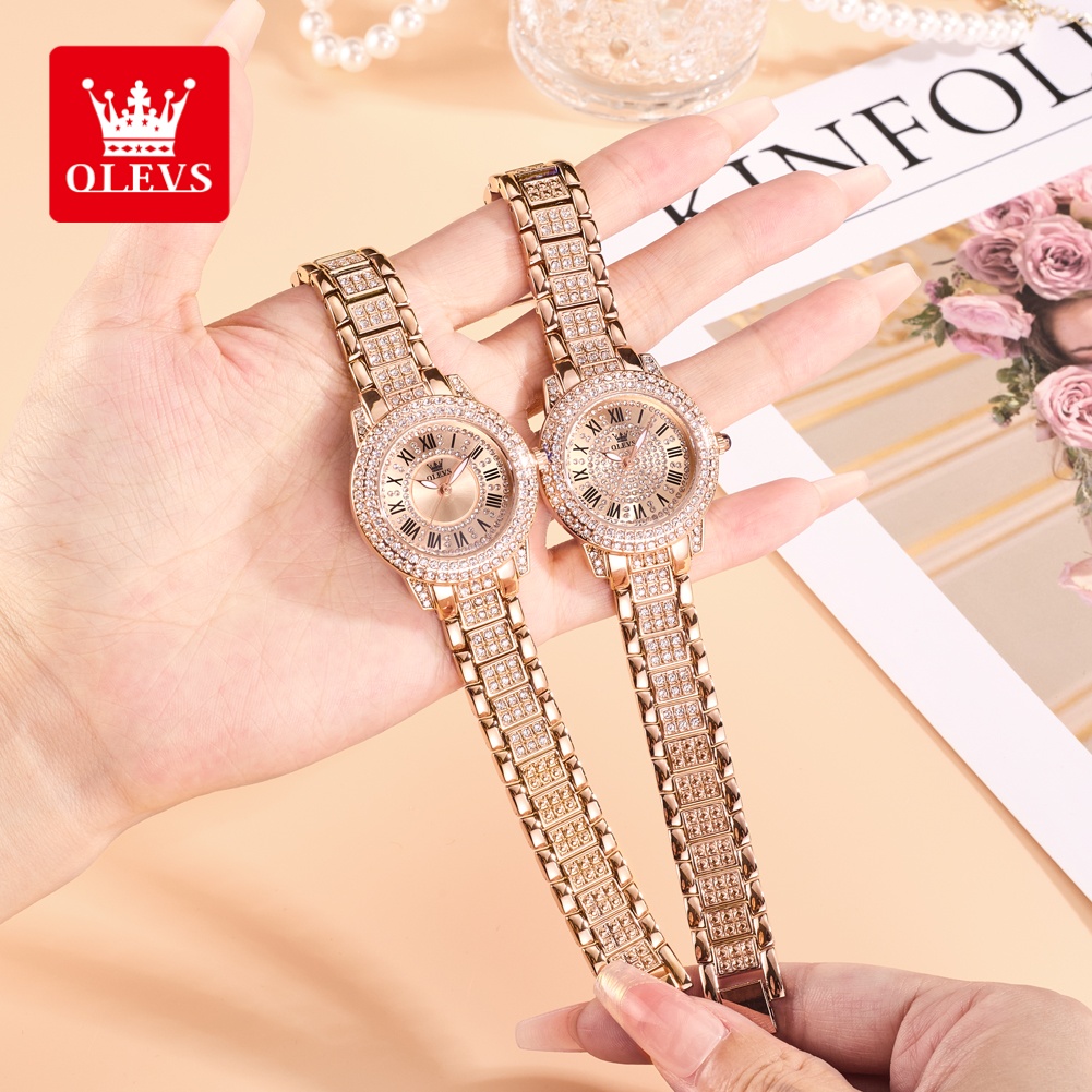 OLEVS, relojes de lujo a la mo - Luxury Women'S Watch reseña y precio