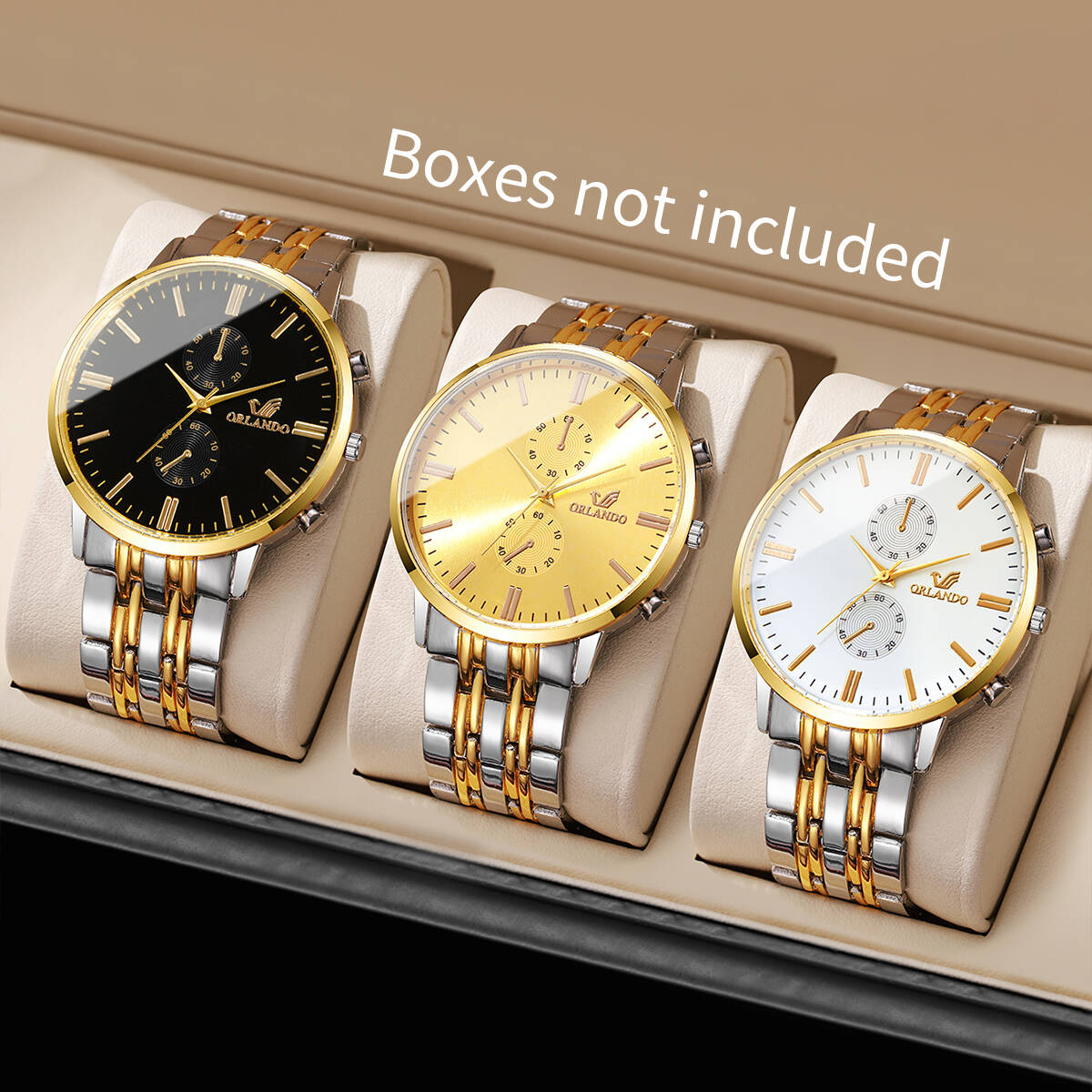 3 unids/set de relojes de nego - Luxury Watch Organizer For Men reseña y precio