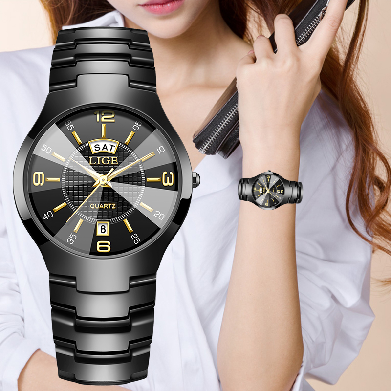 Reloj de pulsera LIGE elegante - Luxury Women'S Watch reseña y precio