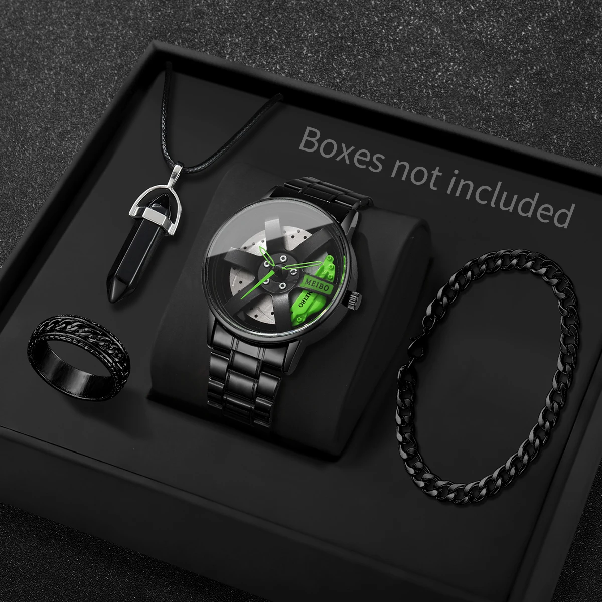 Juego de 4 Relojes Deportivos  - Luxury Watch Organizer For Men reseña y precio