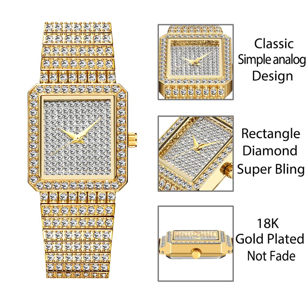 MISSFOX – reloj de diamante pa - Luxury Watch Diamond reseña y precio