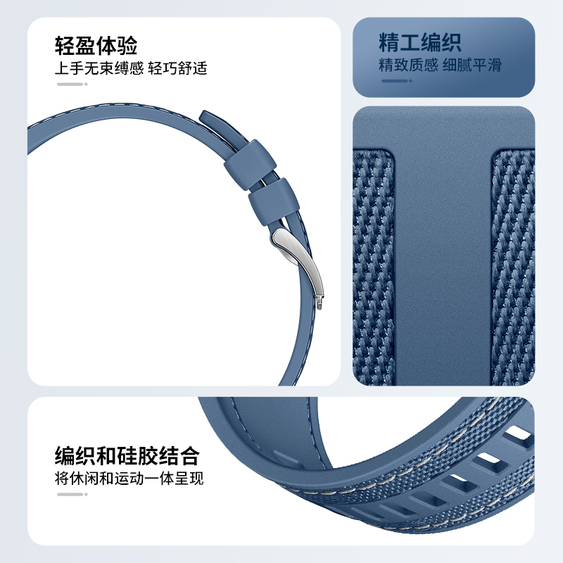 Correa de nailon y silicona pa - Xiaomi Luxury Watch reseña y precio