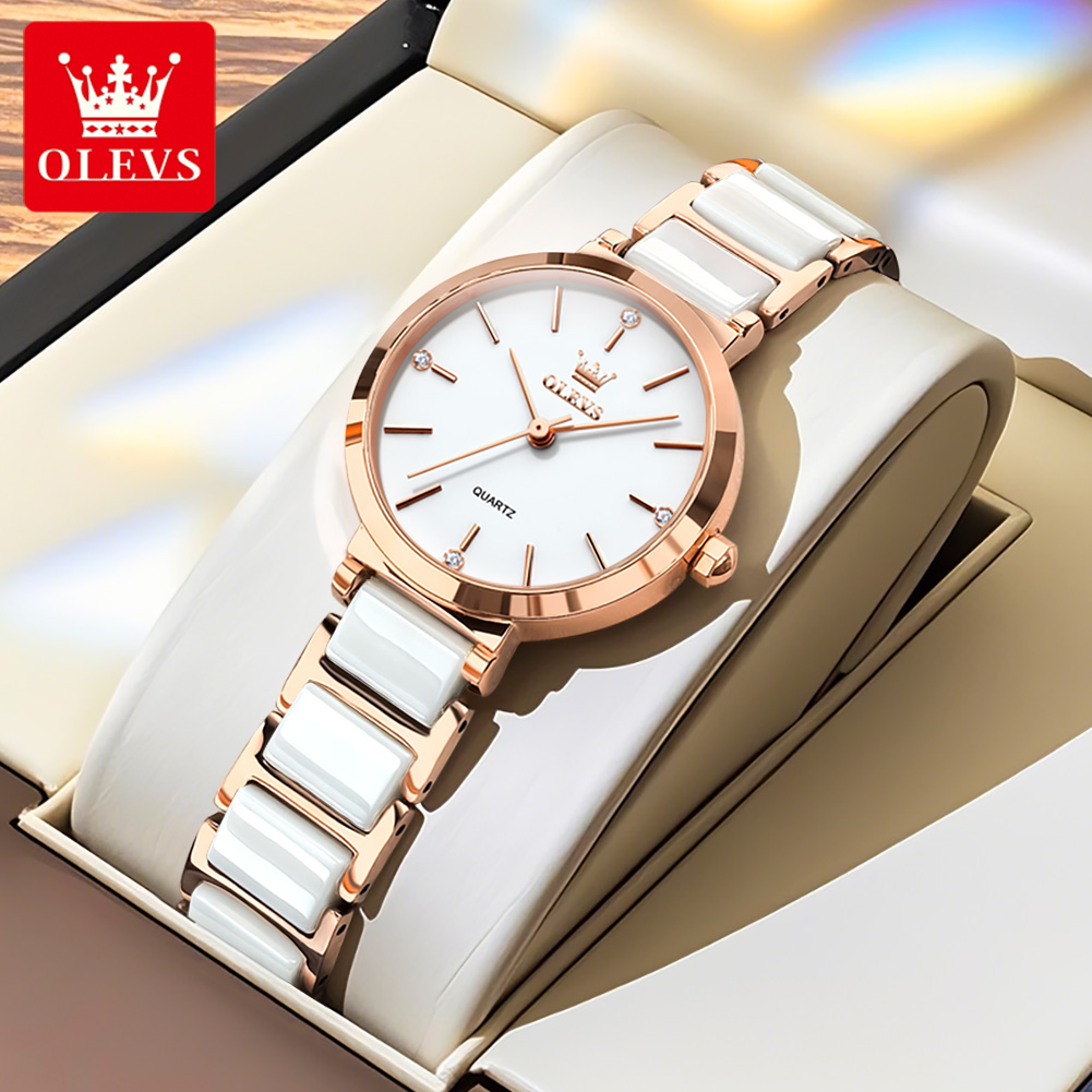 OLEVS Reloj de mujer 5877 Relo - Luxury Women'S Watch reseña y precio