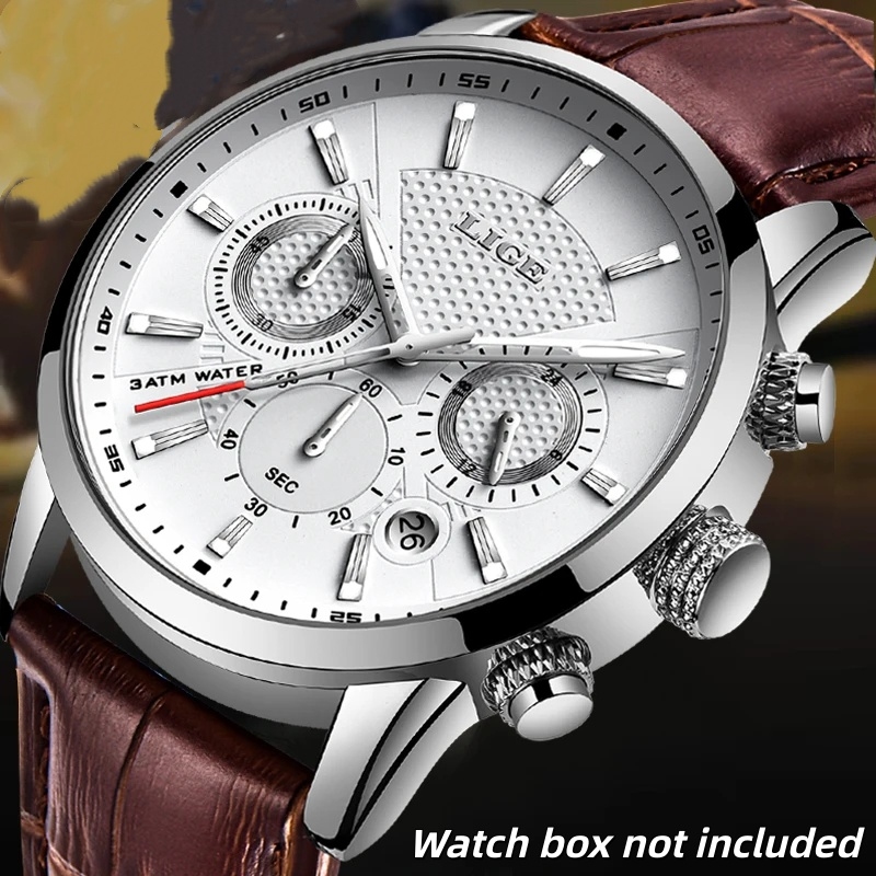 Reloj de Cuero para Hombre 202 - Luxury Watch Tier reseña y precio