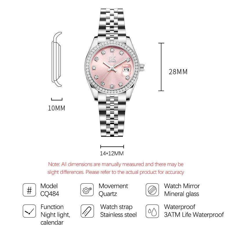 Reloj de mujer a la moda UTHAI - Luxury Watch Diamond reseña y precio
