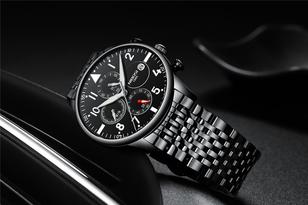 Relojes de moda NIBOSI para ho - Luxury Watch Display reseña y precio