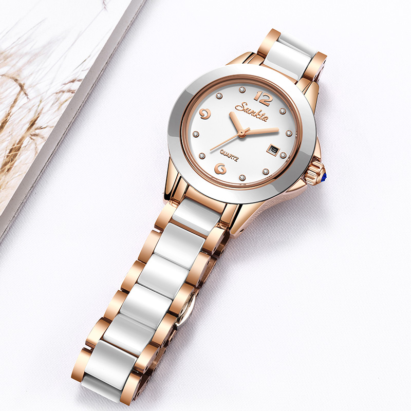 Reloj Sunkta de cuarzo informa - Luxury Women'S Watch reseña y precio