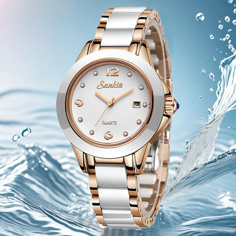 Reloj Sunkta de cuarzo informa - Luxury Women'S Watch reseña y precio