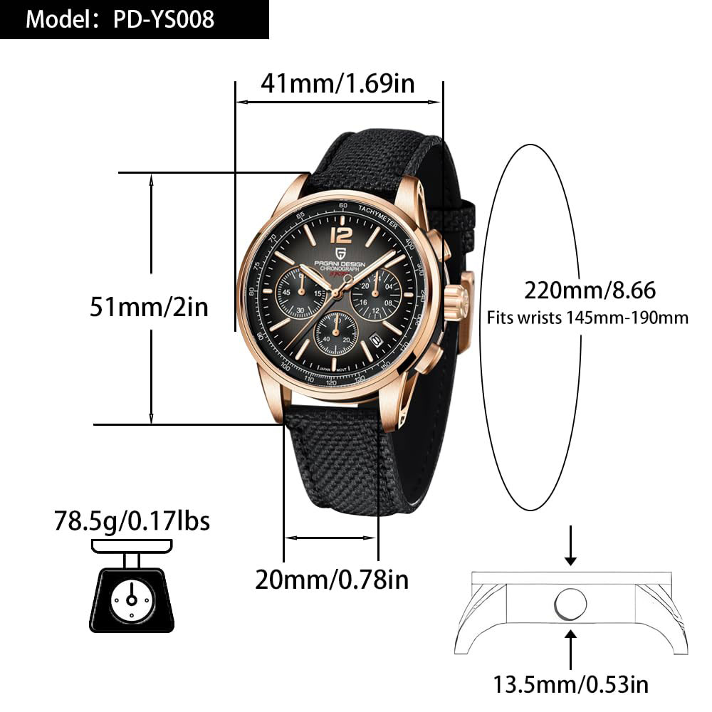 PAGANI DESIGN nuevo Reloj para - Luxury Watch Wallpaper reseña y precio