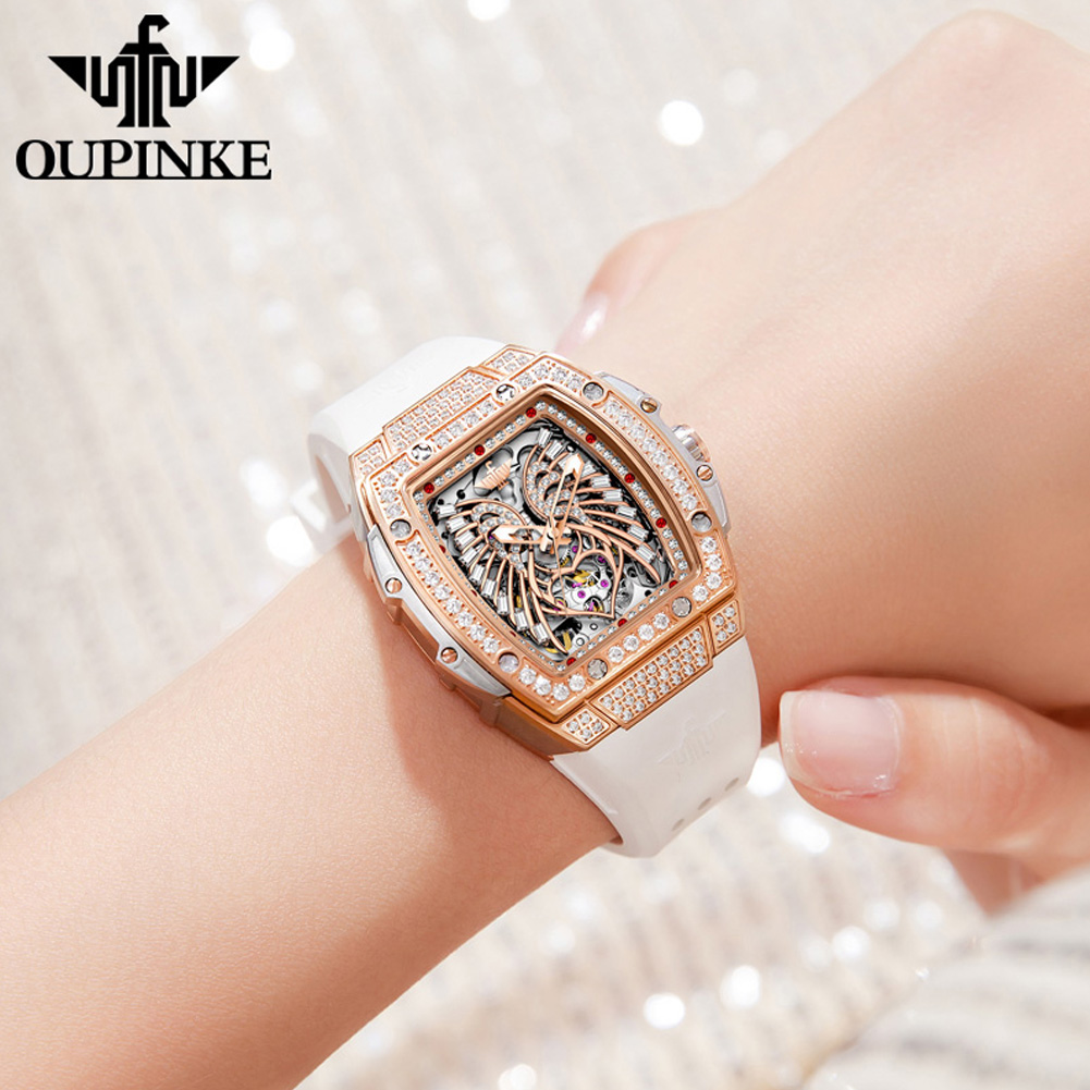 Reloj OUPINKE 3225 en caja, re - Luxury Women'S Watch reseña y precio