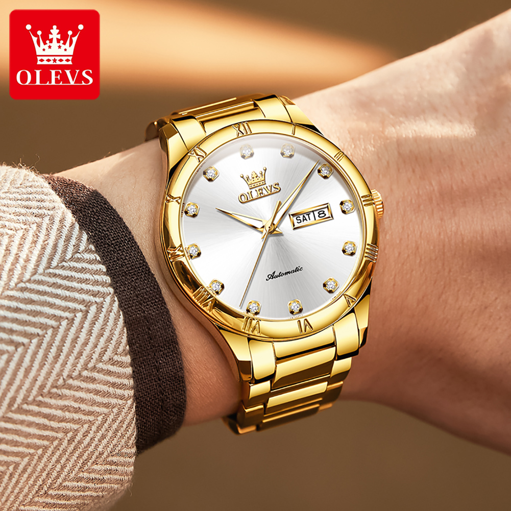 Relojes OLEVS para hombre, rel - Luxury Watch Display reseña y precio