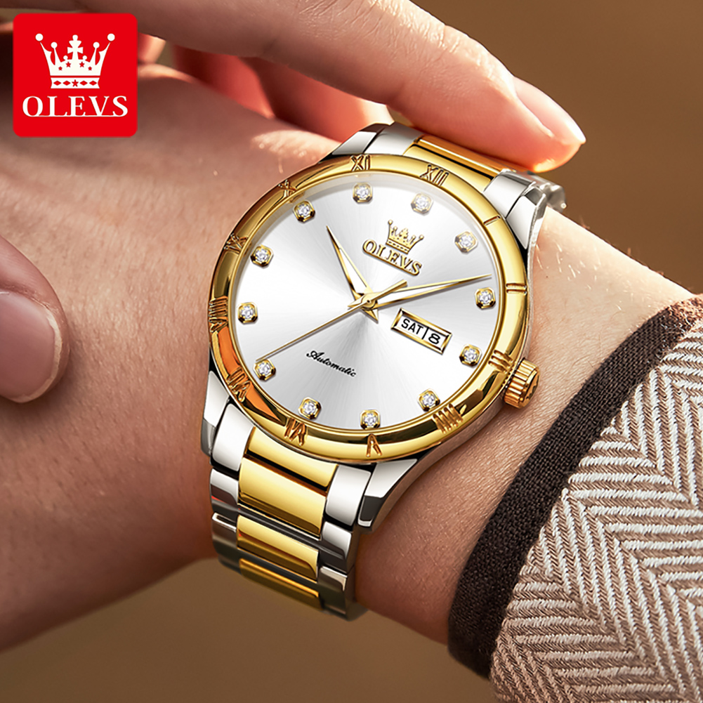 Relojes OLEVS para hombre, rel - Luxury Watch Display reseña y precio