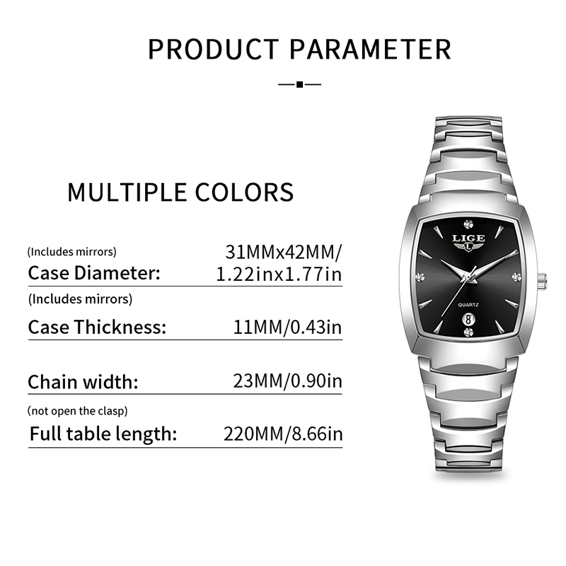 Reloj LIGE para mujer, reloj d - Luxury Women'S Watch reseña y precio