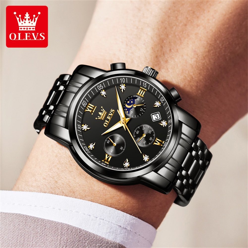 OLEVS Relojes populares para h - Luxury Watch Display reseña y precio
