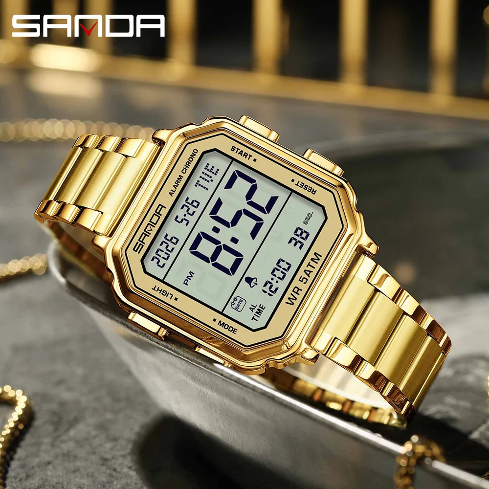 Reloj Electrónico SANDA 6379 d - Luxury Watch Tier reseña y precio