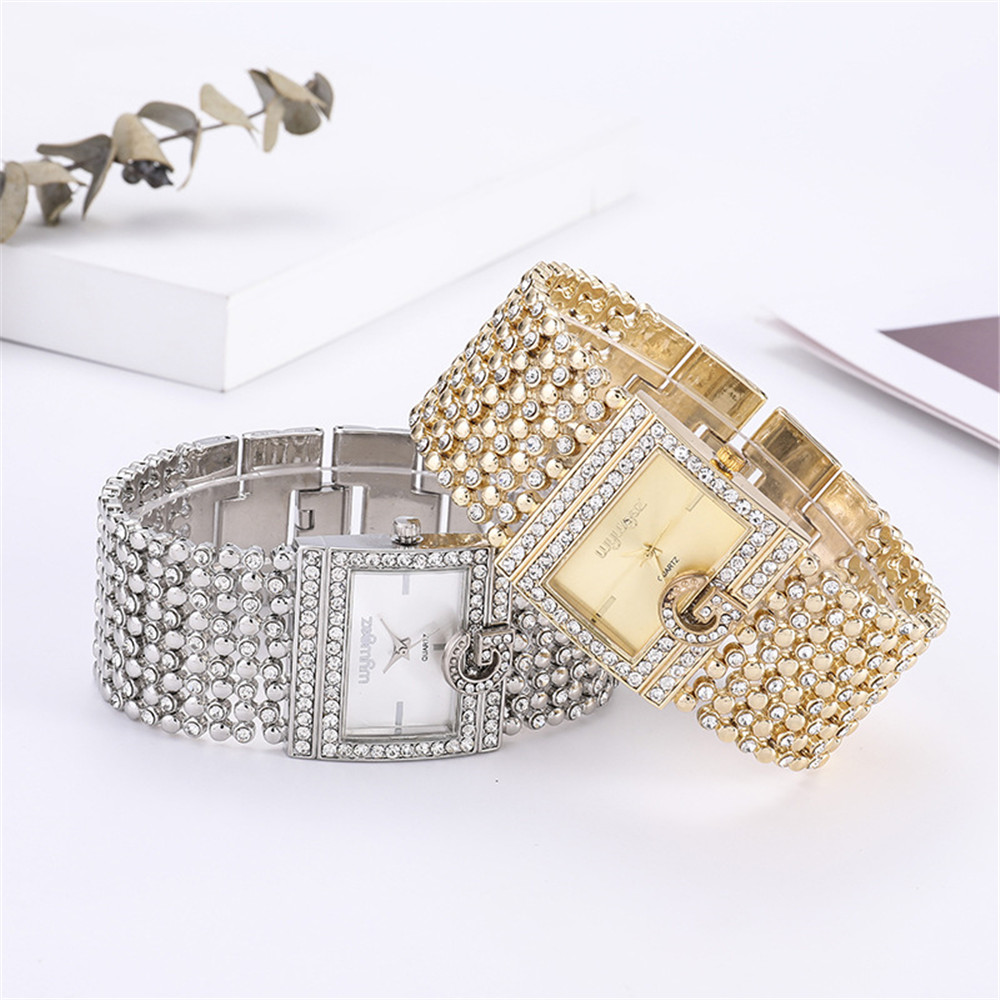 Relojes de oro cuadrados simpl - Luxury Watch Diamond reseña y precio