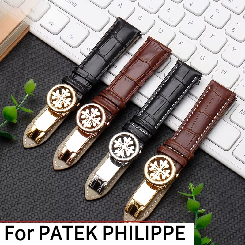 Correa de reloj de cuero genui - Patek Philippe Watch Calatrava reseña y precio